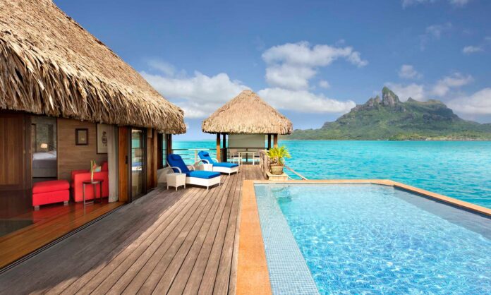 хотел The St. Regis Bora Bora Resort - French Polynesia.