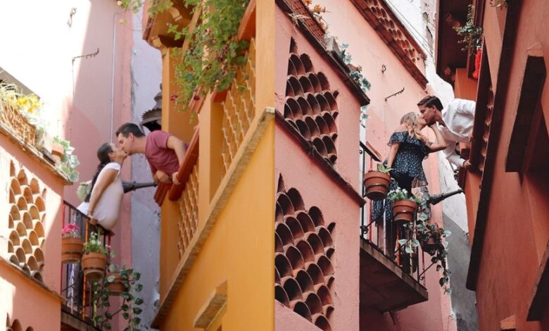 алея на целувката мексико