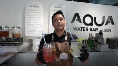 вода бар дубай The Aqua Water Bar
