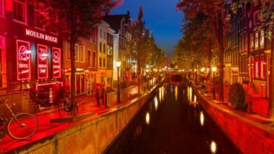 червените фенери амстердам