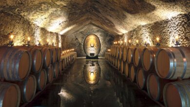 вино пещера