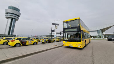 автобус летище софия