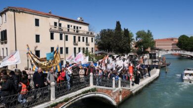 протест венеция