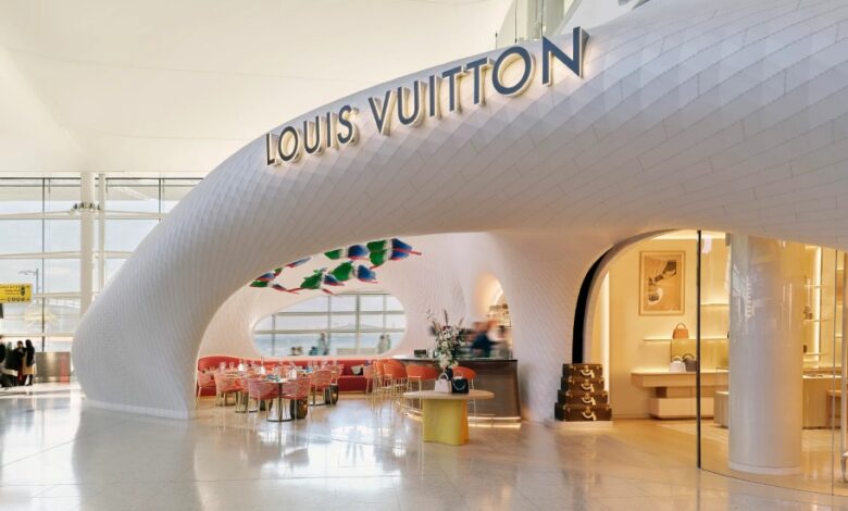 Louis Vuitton кафе летище хитроу